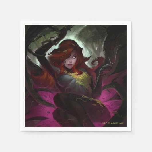 Infinite Crisis Poison Ivy Illustratie Servet (Voorkant)