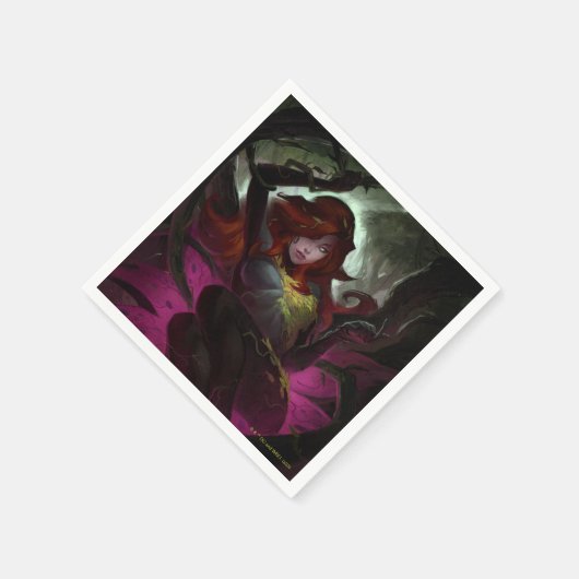 Infinite Crisis Poison Ivy Illustratie Servet (Hoek)