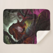 Infinite Crisis Poison Ivy Illustratie Sherpa Deken (Voorkant (horizontaal))