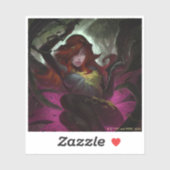 Infinite Crisis Poison Ivy Illustratie Sticker (Vel)