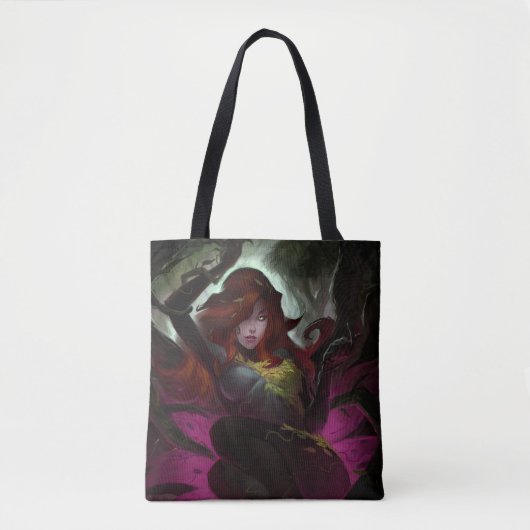 Infinite Crisis Poison Ivy Illustratie Tote Bag (Voorkant)