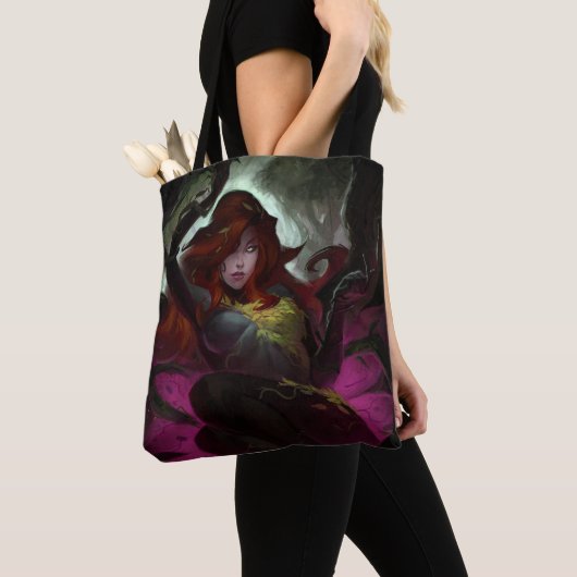 Infinite Crisis Poison Ivy Illustratie Tote Bag (Dichtbij)