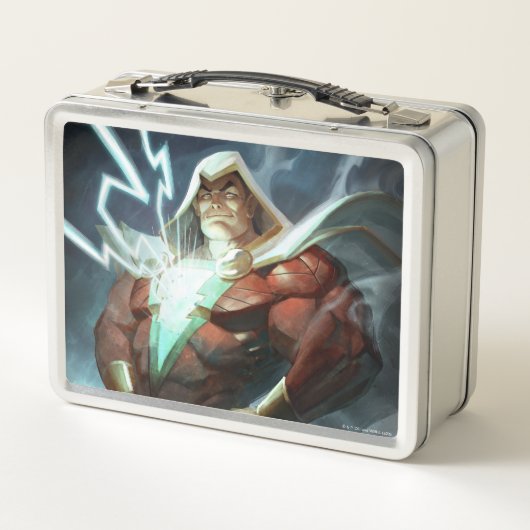 Infinite Crisis Shazam illustratie (Achterkant)