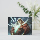 Infinite Crisis Shazam illustratie Briefkaart (Staand voorkant)