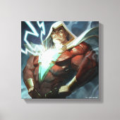 Infinite Crisis Shazam illustratie Canvas Afdruk (Voorkant)