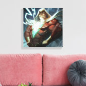Infinite Crisis Shazam illustratie Canvas Afdruk (Insitu (Woonkamer))