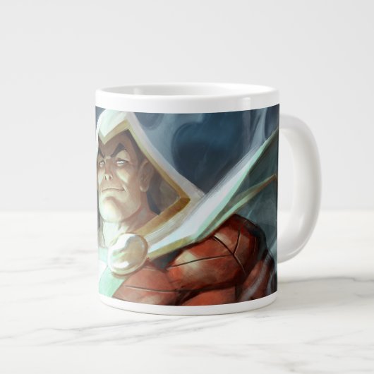 Infinite Crisis Shazam illustratie Grote Koffiekop (Voorkant rechts)