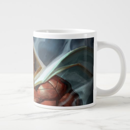 Infinite Crisis Shazam illustratie Grote Koffiekop (Rechts)