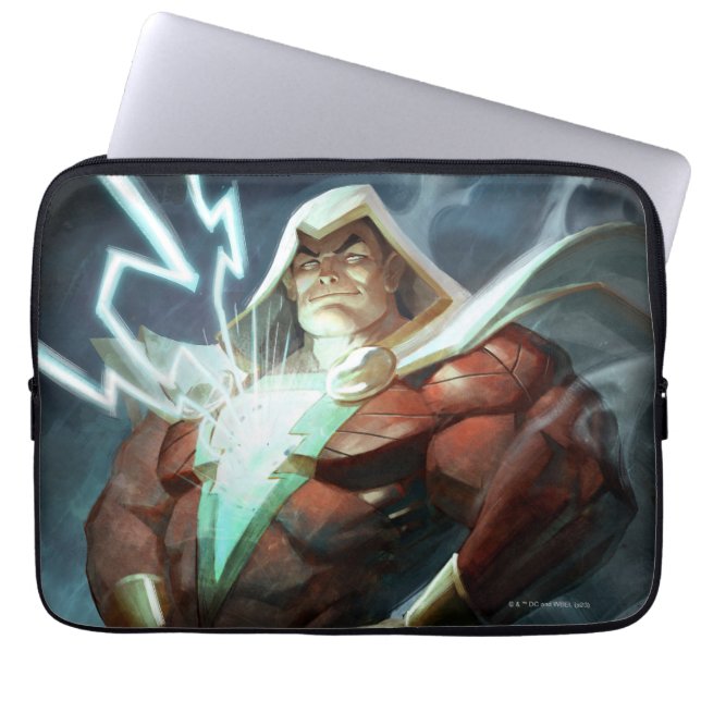 Infinite Crisis Shazam illustratie Laptop Sleeve (Voorkant)