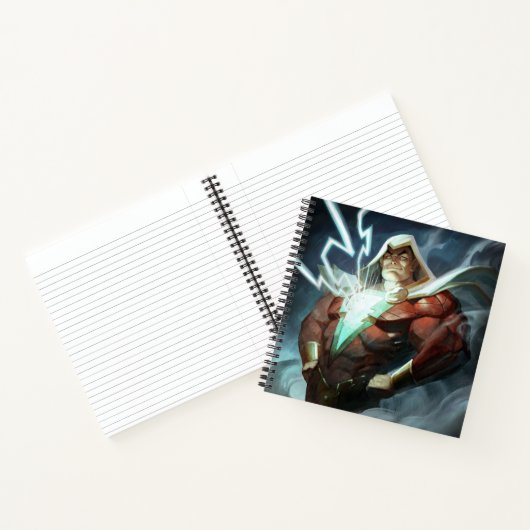 Infinite Crisis Shazam illustratie Notitieboek (Binnen)