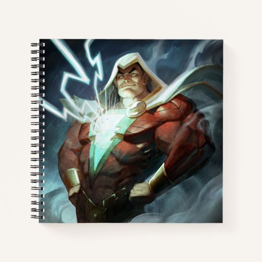 Infinite Crisis Shazam illustratie Notitieboek (Voorkant)