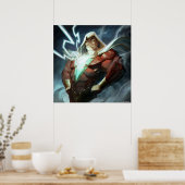 Infinite Crisis Shazam illustratie Poster (Keuken)