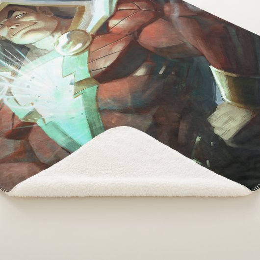 Infinite Crisis Shazam illustratie Sherpa Deken (3/4)