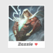 Infinite Crisis Shazam illustratie Sticker (Vel)