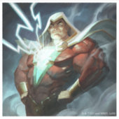 Infinite Crisis Shazam illustratie Sticker (Voorkant)