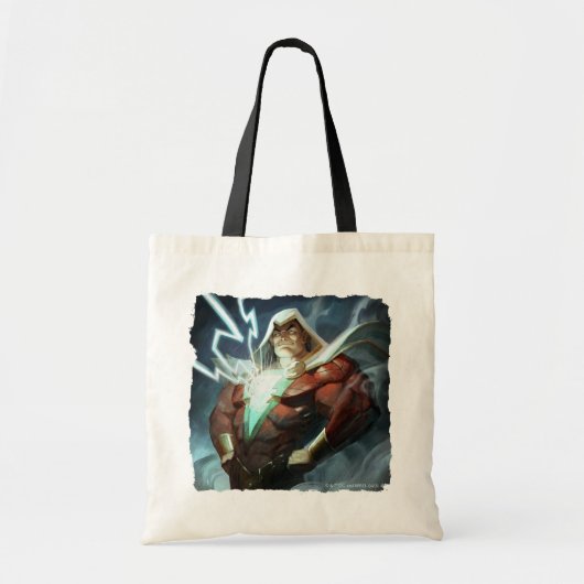 Infinite Crisis Shazam illustratie Tote Bag (Voorkant)