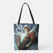 Infinite Crisis Shazam illustratie Tote Bag (Achterkant)