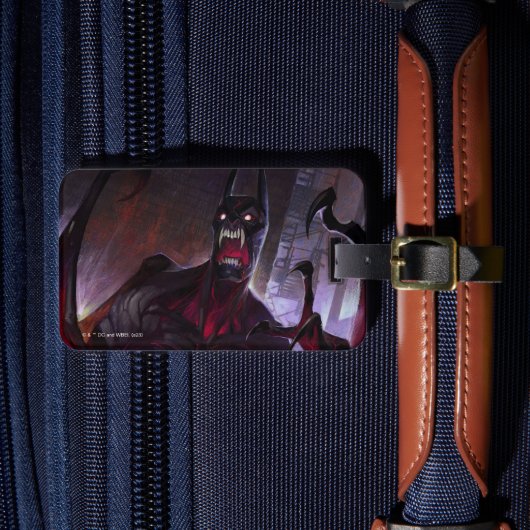 Infinite Crisis Vampire Batman Illustratie Bagagelabel (Voorkant Insitu 4)