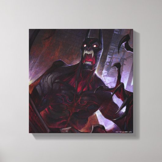 Infinite Crisis Vampire Batman Illustratie Canvas Afdruk (Voorkant)