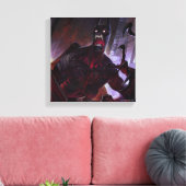 Infinite Crisis Vampire Batman Illustratie Canvas Afdruk (Insitu (Woonkamer))