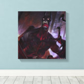 Infinite Crisis Vampire Batman Illustratie Canvas Afdruk (Insitu (Houten vloer))