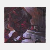 Infinite Crisis Vampire Batman Illustratie Fleece Deken (Voorkant (Horizontaal))