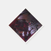 Infinite Crisis Vampire Batman Illustratie Servet (Hoek)