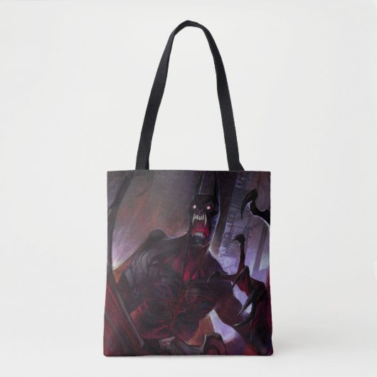 Infinite Crisis Vampire Batman Illustratie Tote Bag (Voorkant)