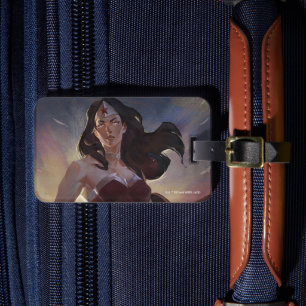 Infinite Crisis Wonder Woman Illustratie Bagagelabel