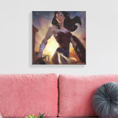 Infinite Crisis Wonder Woman Illustratie Canvas Afdruk (Insitu (Woonkamer))
