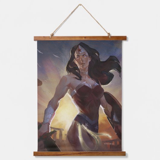 Infinite Crisis Wonder Woman Illustratie Hangend Wandkleed (Voorkant)