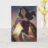 Infinite Crisis Wonder Woman Illustratie Kaart (Gele Bloem)