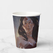 Infinite Crisis Wonder Woman Illustratie Papieren Bekers (Links)