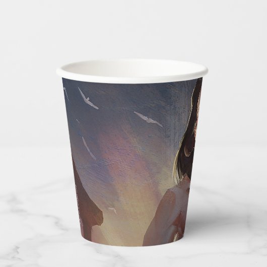 Infinite Crisis Wonder Woman Illustratie Papieren Bekers (Voorkant)