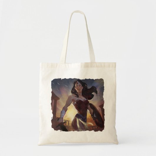 Infinite Crisis Wonder Woman Illustratie Tote Bag (Voorkant)