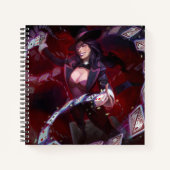 Infinite Crisis Zatanna illustratie Notitieboek (Voorkant)