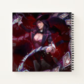 Infinite Crisis Zatanna illustratie Notitieboek (Achterkant)