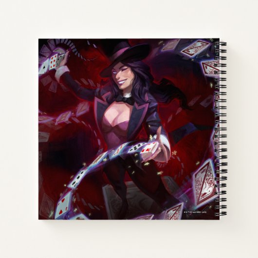 Infinite Crisis Zatanna illustratie Notitieboek (Achterkant)