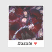 Infinite Crisis Zatanna illustratie Sticker (Vel)