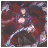 Infinite Crisis Zatanna illustratie Sticker (Voorkant)