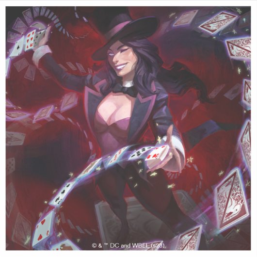 Infinite Crisis Zatanna illustratie Sticker (Voorkant)