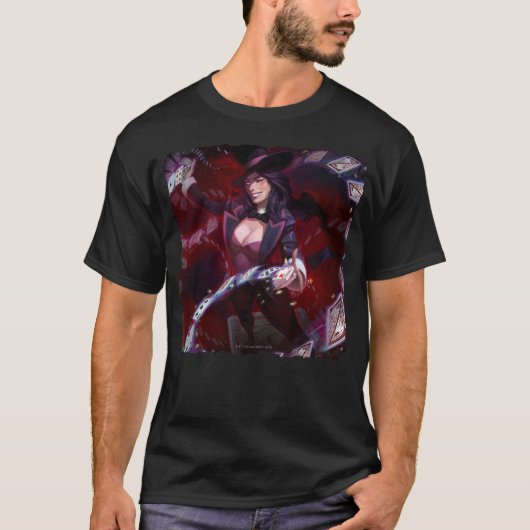 Infinite Crisis Zatanna illustratie T-shirt (Voorkant)