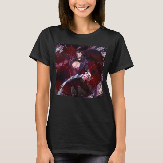 Infinite Crisis Zatanna illustratie T-shirt (Voorkant)