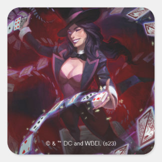 Infinite Crisis Zatanna illustratie Vierkante Sticker