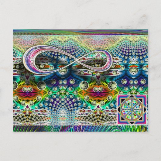 Infinite Dharma Wheel Briefkaart (Voorkant)