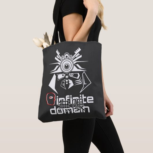 Infinite Domain B&W Tote Bag (Dichtbij)