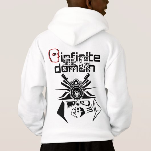 Infinite Domain Pocket B&W T-shirt (Achterkant)