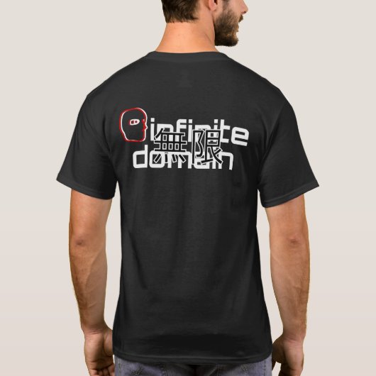 Infinite Domain Pocket B&W T-shirt (Achterkant)