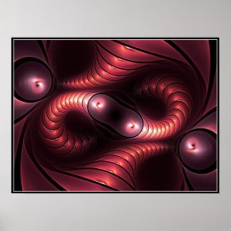 Infinite Giger Poster (rood)