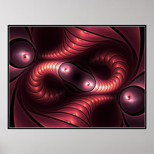 Infinite Giger Poster (rood) (Voorkant)